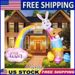 12FT Long Huge Easter Inflatable Bunny Archway Outdoor Decorations Yard Lawn New