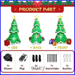 12FT Tall Christmas Inflatables Tree Outdoor Decoration, Giant Blow up Christmas