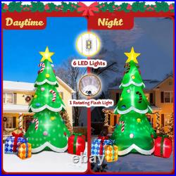 12FT Tall Christmas Inflatables Tree Outdoor Decoration, Giant Blow up Christmas
