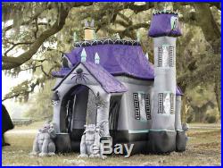 12.5 tall Haunted House. Halloween Gemmy Airblown Inflatable. Works Great