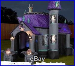 12.5 tall Haunted House. Halloween Gemmy Airblown Inflatable. Works Great