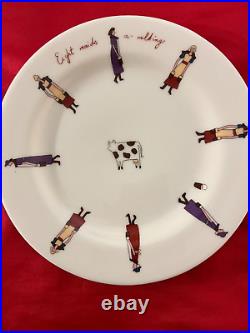 12 DAYS OF CHRISTMAS 8 inch Plates from Thailand NEW and COMPLETE