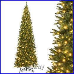 12 FT Artificial Xmas Tree with Quick Power Connector & 800 Warm White LED Lights