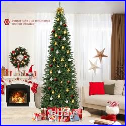 12 FT Artificial Xmas Tree with Quick Power Connector & 800 Warm White LED Lights