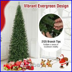 12 FT Artificial Xmas Tree with Quick Power Connector & 800 Warm White LED Lights