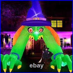12 FT Giant Halloween Inflatable Witch Archway Outdoor 12FT- Witch Arch