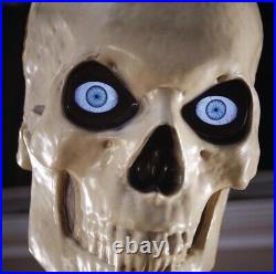 12 Foot Giant Sized Skeleton with Life Eyes NEW IN BOX Home Depot- for XMAS