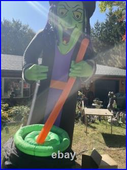 12 Ft Inflatable Cacking Halloween Witch Giant Airblown Excel Cond Inflatable 12 Ft Inflatable Cacking Halloween Witch Giant Airblown Excel Cond Inflatable