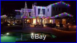 12' Ft. Outdoor Warm White LED Christmas Tree Cone Light with Wireless Remote 144