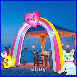 12 Ft Valentine’s Day Arch Lighted Inflatable Outdoor Decorations Clearance NEW