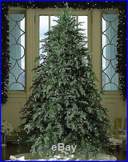 12' Full Hunter Tree Clear Lights holiday artificial christmas Xmas green tree