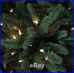 12' Full Noble Fir Tree Warm White LED Lights artificial holiday christmas Xmas