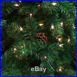 12′ Full Winchester Fir Tree Clear Lights artificial holiday christmas Xmas