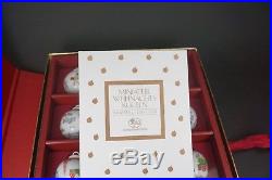 12 German Hutschenreuther Miniature Ball Ornaments Christmas 1986 1997