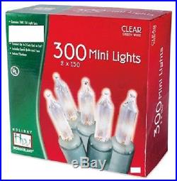 (12) Holiday Wonderland 48150-88A 300 count Clear Miniature Christmas Light Sets