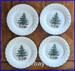 12 Vintage Nikko Happy Holidays Japan 10 3/4 Dinner Plates