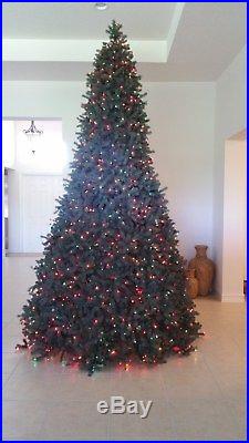 12 ft. Pre-Lit Christmas Tree (Colored Lights)