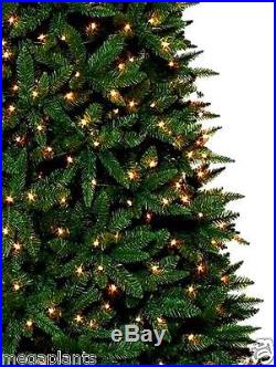 12' ft WILLIAMS Green Pine Hinged CHRISTMAS TREE with2930 Tips & 1100 Clear Lights