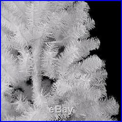 12ft White Artificial Christmas Tree Metal Stand Traditional Bushy Xmas Tree