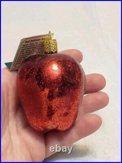 13PC Lot Old World Christmas Ornaments Blown Glass Handpainted FRUITS VEGGIES