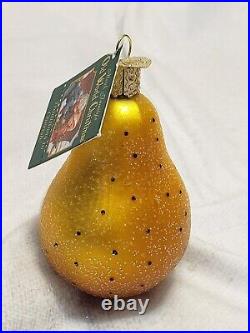 13PC Lot Old World Christmas Ornaments Blown Glass Handpainted FRUITS VEGGIES