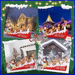 13 FT Christmas Inflatables Outdoor Decorations Giant Christmas Santa Claus