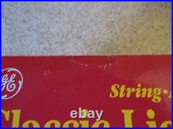 150 GE String-A-Long Classic Lights. Christmas. Assorted Colors. New. Vintage