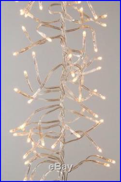 1512 Warm White LED Multi Action Cluster Light clear Cable Christmas xmas bright