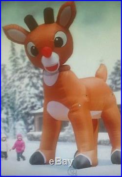 15 Foot Animated Inflatable Rudolph