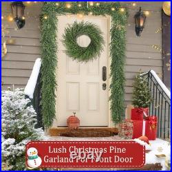 16FT Christmas Pine Garland Real Touch Green Garland