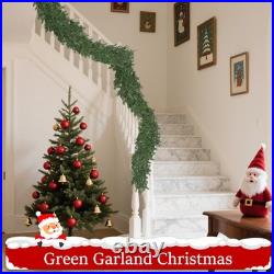 16 Ft Christmas Garland Soft Bendable Realistic Artificial Cedar Pine Green X