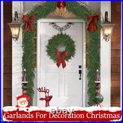 16 Ft Christmas Garland Soft Bendable Realistic Artificial Cedar Pine Green X