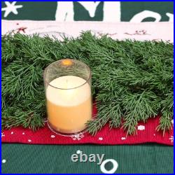 16 Ft Christmas Garland Soft Bendable Realistic Artificial Cedar Pine Green X