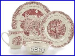 16 Pc. Johnson Brothers TWAS THE NIGHT Before Xmas Dishes Plates