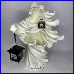 18 Authentic Cracker Barrel Resin Ghost with Lantern Statue SOLD OUT