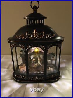 18 Lighted Mr. Christmas Large Lantern Nativity Jesus Mary Valerie Parr Hill