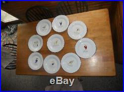 18 Pottery Barn Reindeer Dinner & Salad Plates withRudolph Complete Sets All 9