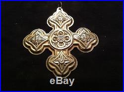 1971 Sterling Silver Reed & Barton Annual Christmas Cross Ornament