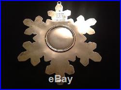 1973 Sterling Silver Gorham Annual Snowflake Ornament