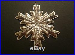 1978 Sterling Silver Gorham Annual Snowflake Ornament