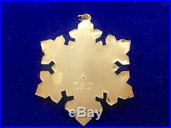 1990 Sterling Silver Wallace Annual Christmas Snowflake Ornament