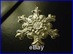 1995 Sterling Silver Gorham Annual Snowflake Ornament