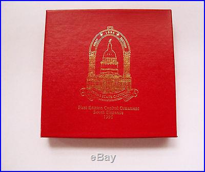 1996 Texas State Capitol Christmas Ornament First Edition Retired