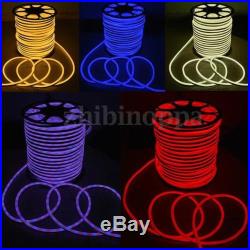 1M-30M 2835 LED Flexible Neon Rope Strip Light Christmas Outdoor Waterproof US