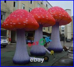 1M-5M Full Printing Colored Giant Inflatable Mushroom for Theme Park Event Part