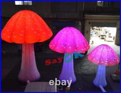 1M-5M Full Printing Colored Giant Inflatable Mushroom for Theme Park Event Part
