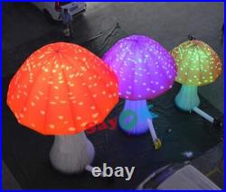1M-5M Full Printing Colored Giant Inflatable Mushroom for Theme Park Event Part