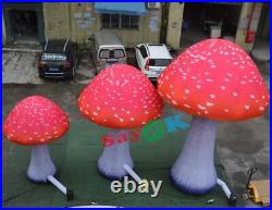 1M-5M Full Printing Colored Giant Inflatable Mushroom for Theme Park Event Part