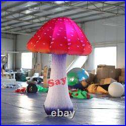 1M-5M Full Printing Colored Giant Inflatable Mushroom for Theme Park Event Part