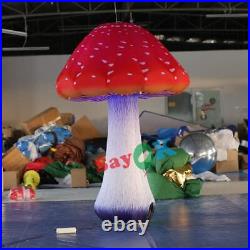 1M-5M Full Printing Colored Giant Inflatable Mushroom for Theme Park Event Part
